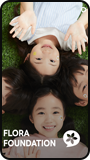 플로라재단 모바일 화면